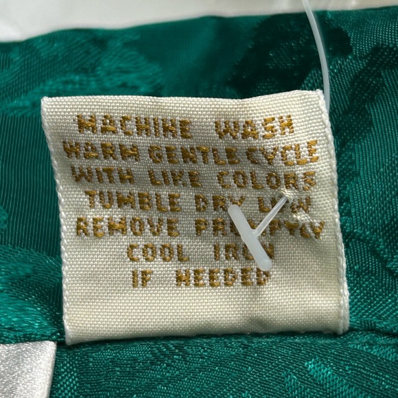 Victorias Secret‎ Gold Label VTG NWT Night Sleep Shirt Size Small Green Floral - Picture 10 of 13